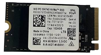ス*ル様 【新品】WD PC SN740 NVMe SSD M.2 2230 2 WD SN740 512GB SSD M.2 2230 30mm NVMe PCIe 4.0 Gen 4 x 4